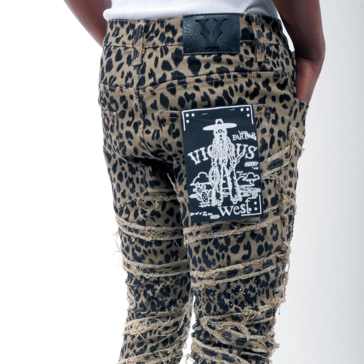 Premium flared embellished / stones pant