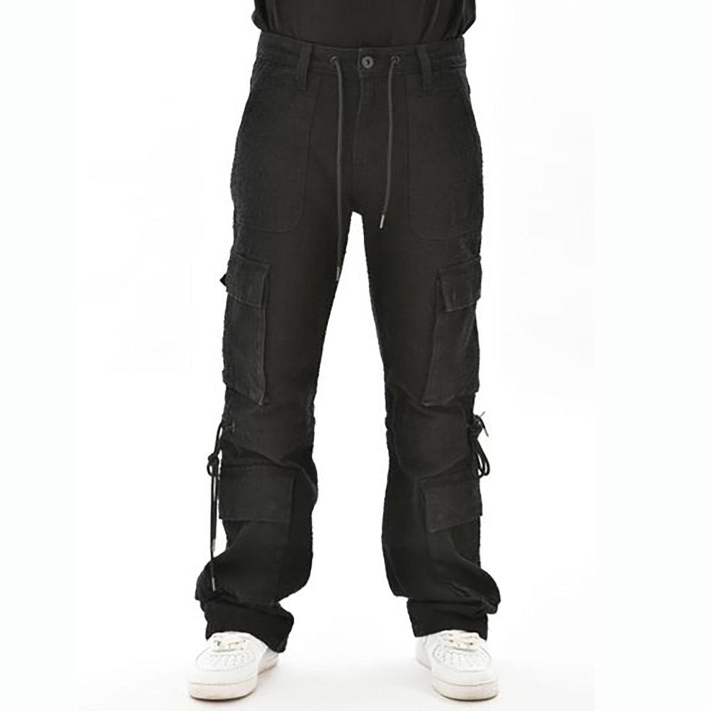 Multi cargo fit denim