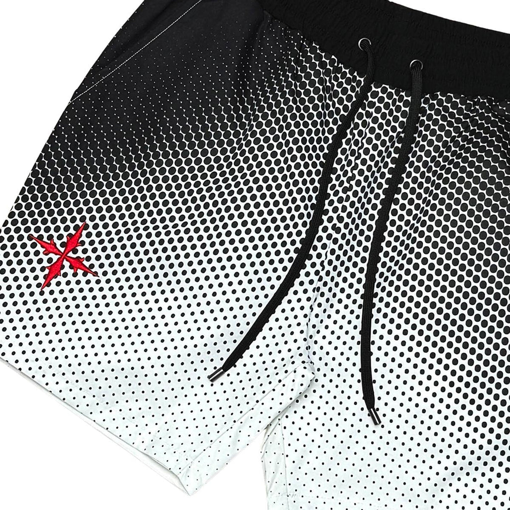 Retro beauty reversible short