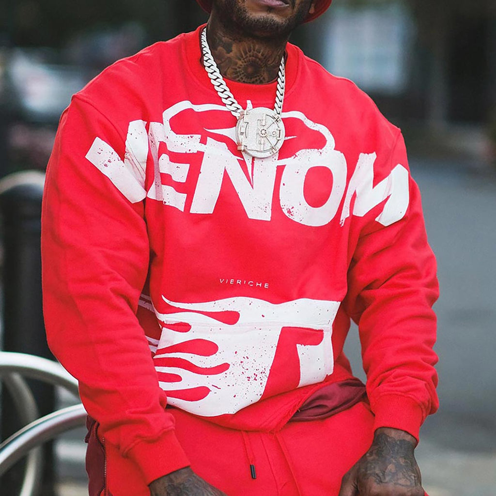 Venom cropped crew/tee 2pc combo