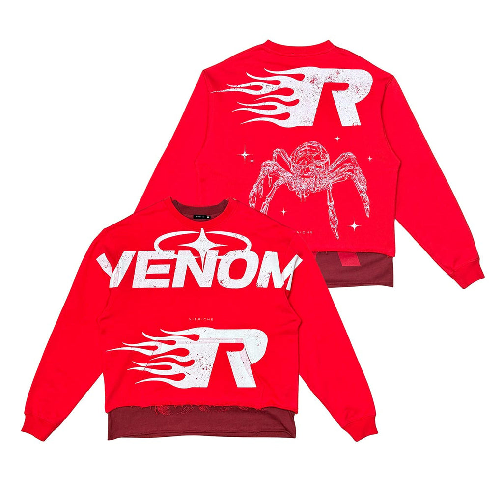 Venom cropped crew/tee 2pc combo