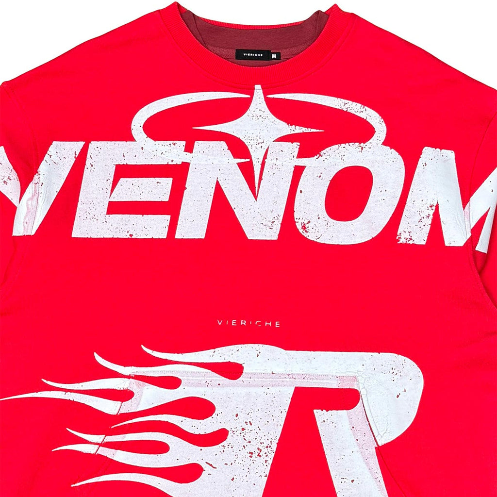 Venom cropped crew/tee 2pc combo