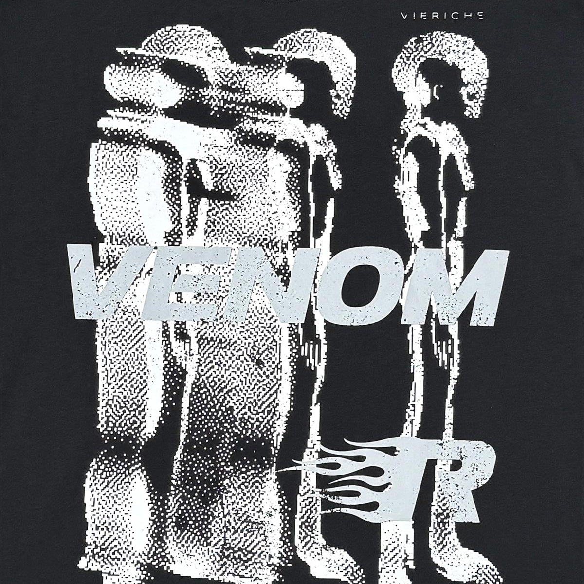 Venom cropped crew/tee 2pc combo
