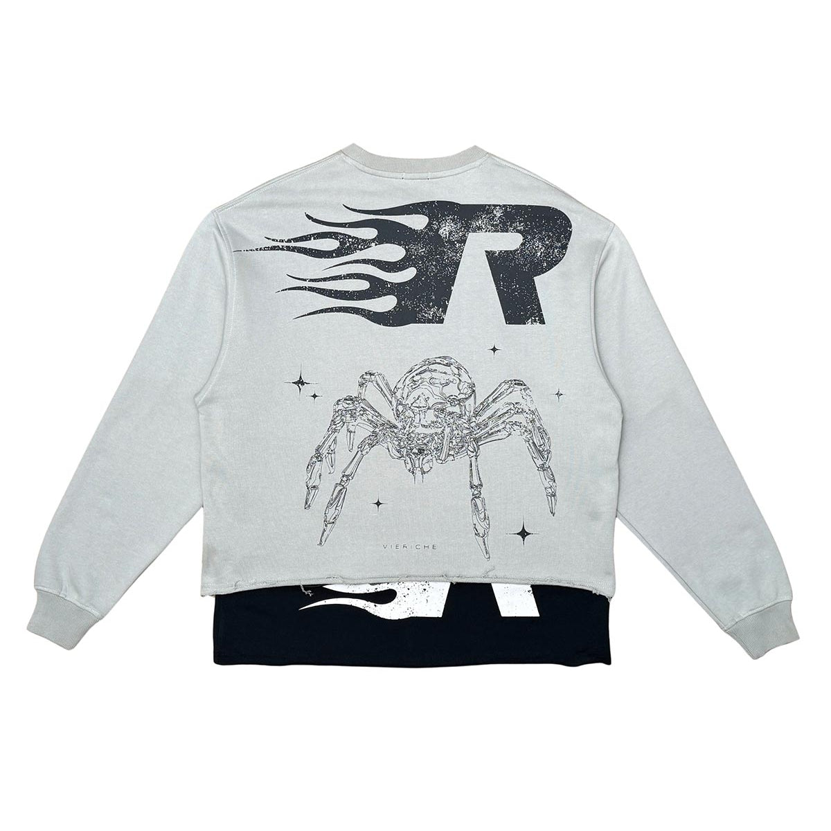 Venom cropped crew/tee 2pc combo