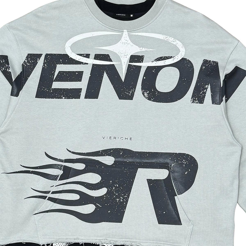 Venom cropped crew/tee 2pc combo