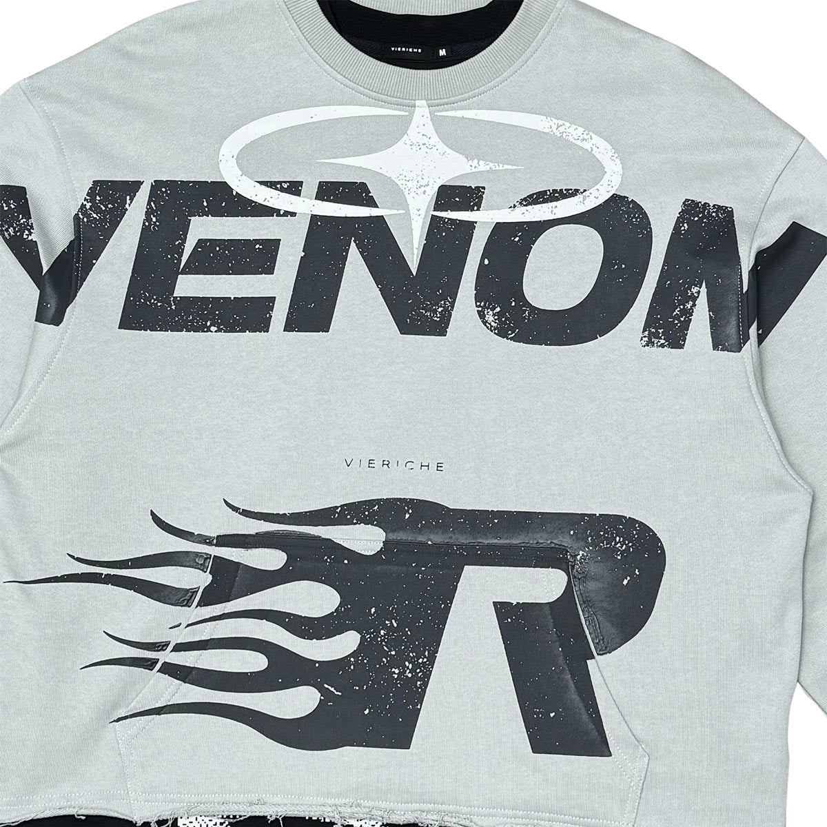Venom cropped crew/tee 2pc combo