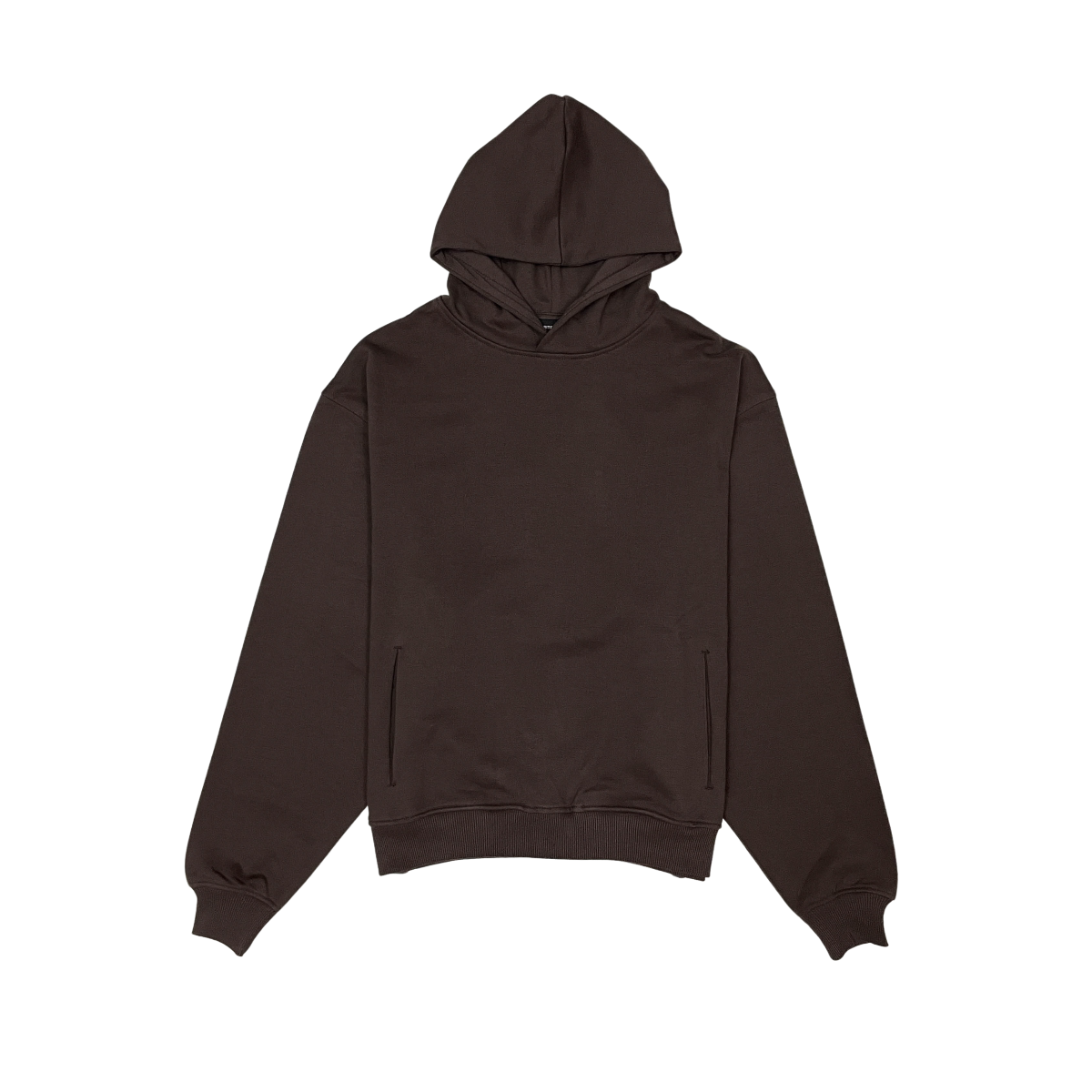 French terry drop shoulder hoodie