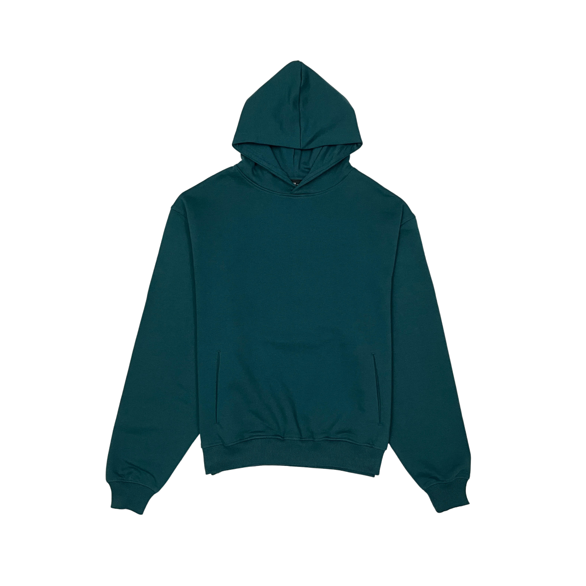 French terry drop shoulder hoodie