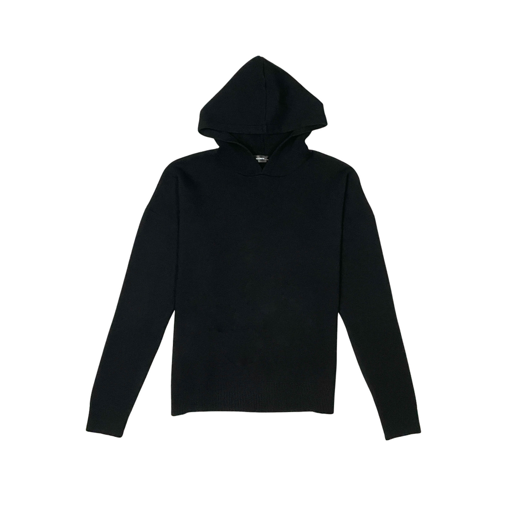 Viscos poly double knit sweater hoodie