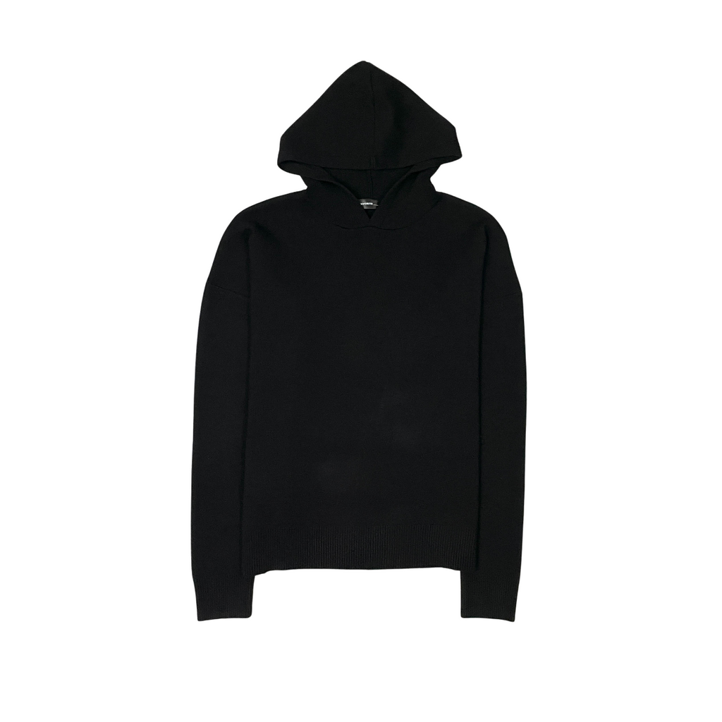 Viscos poly double knit sweater hoodie