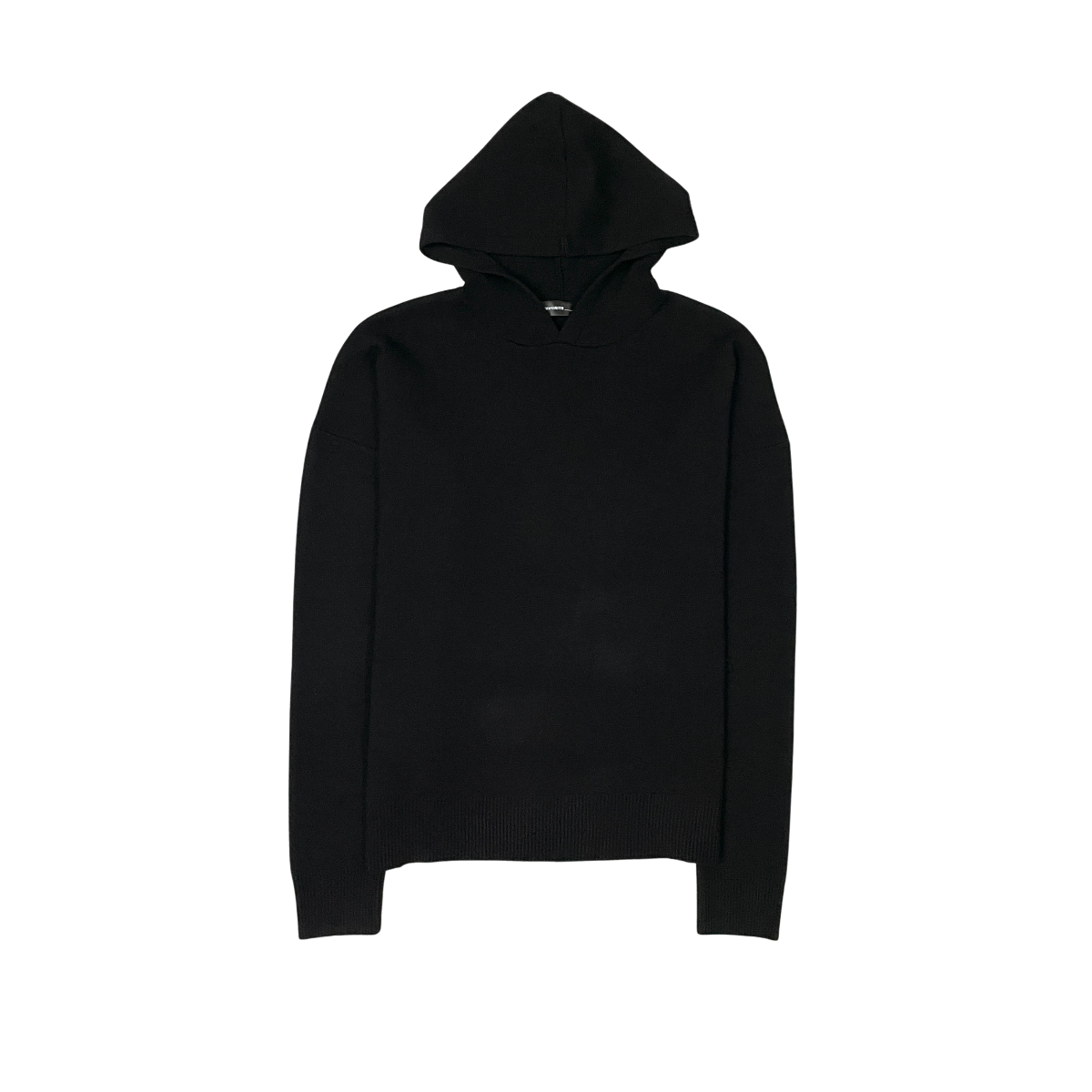 Viscos poly double knit sweater hoodie