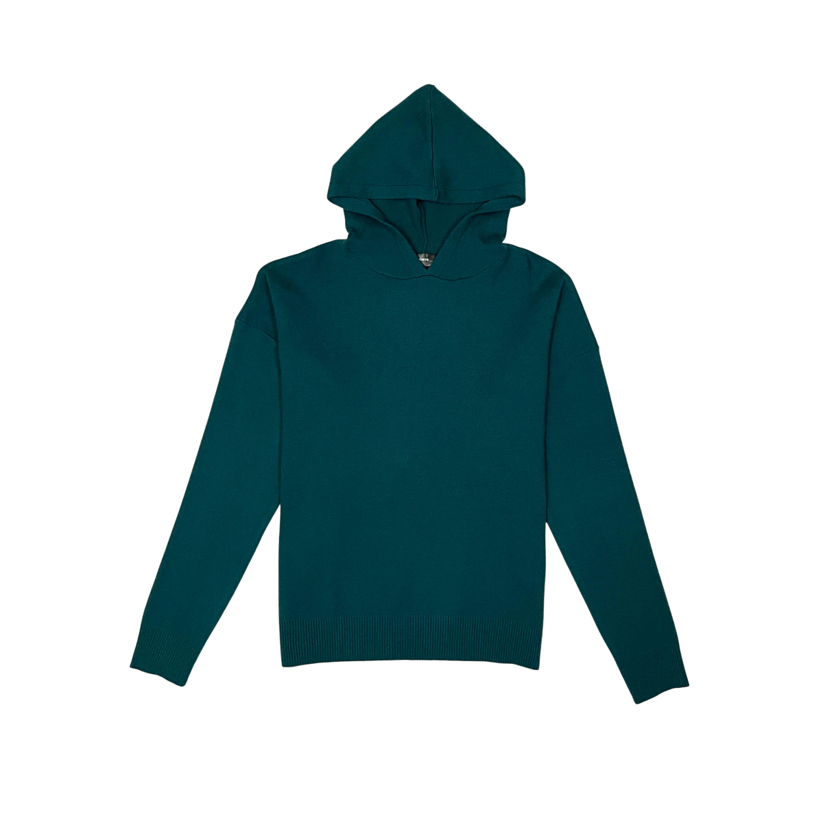 Viscos poly double knit sweater hoodie