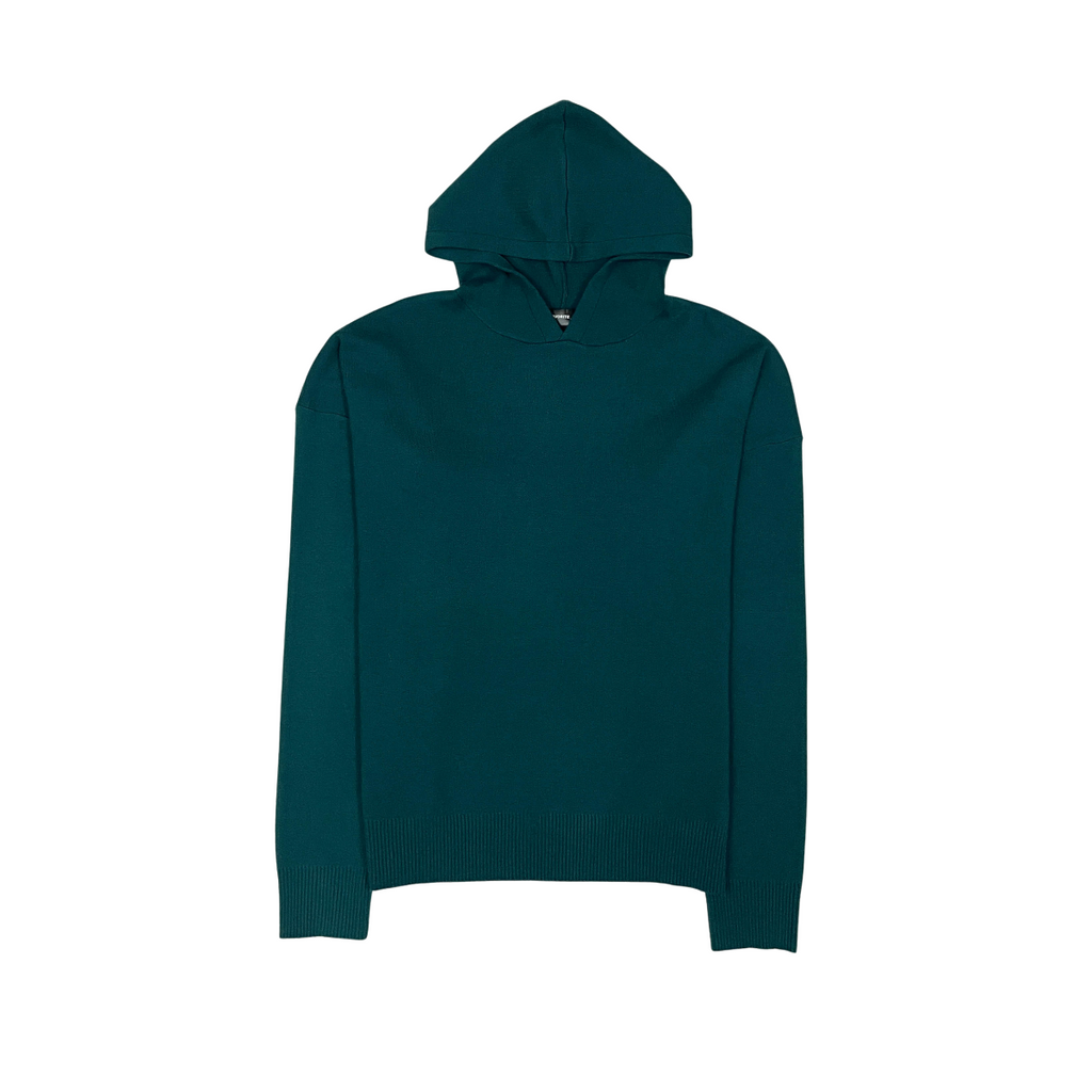 Viscos poly double knit sweater hoodie