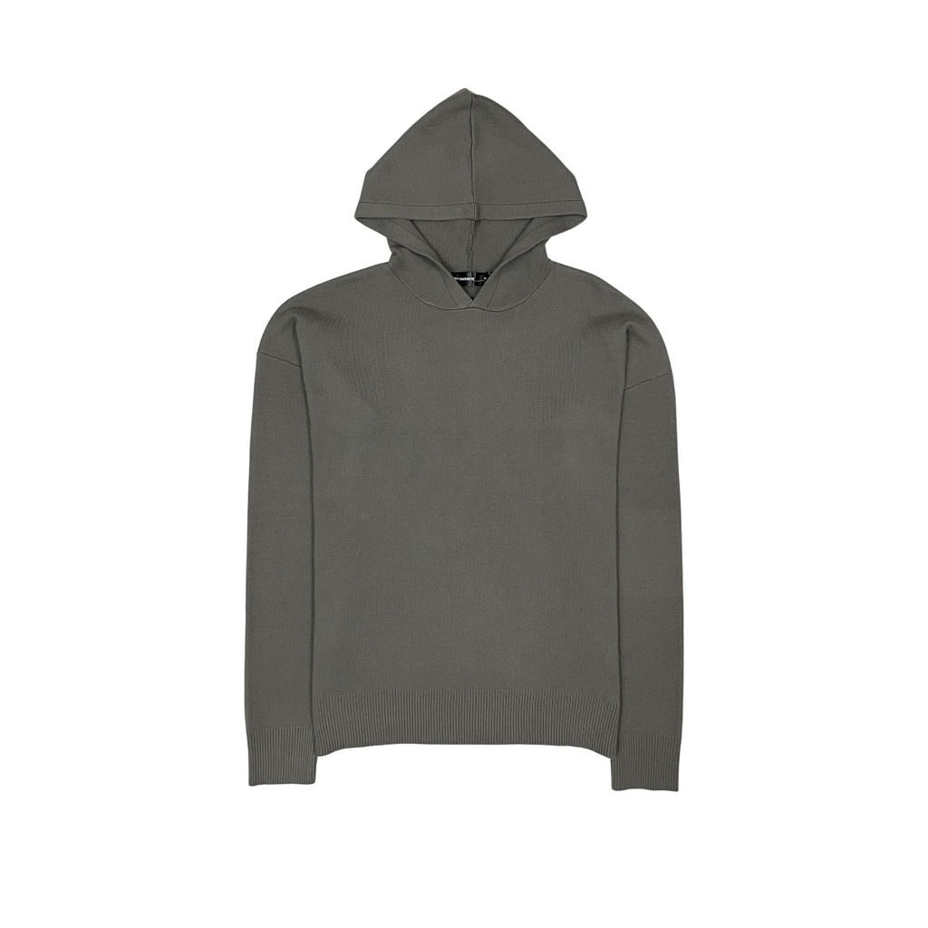 Viscos poly double knit sweater hoodie