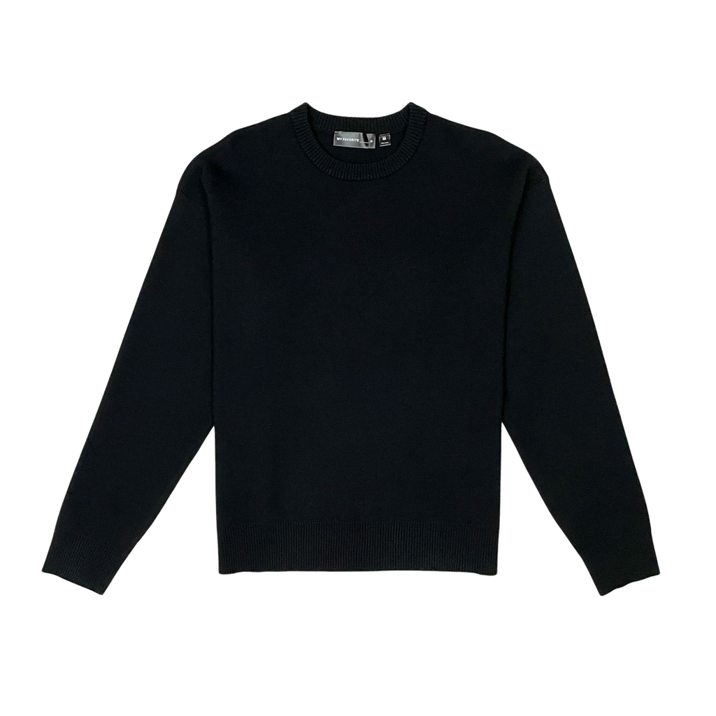 Viscos poly double knit sweater