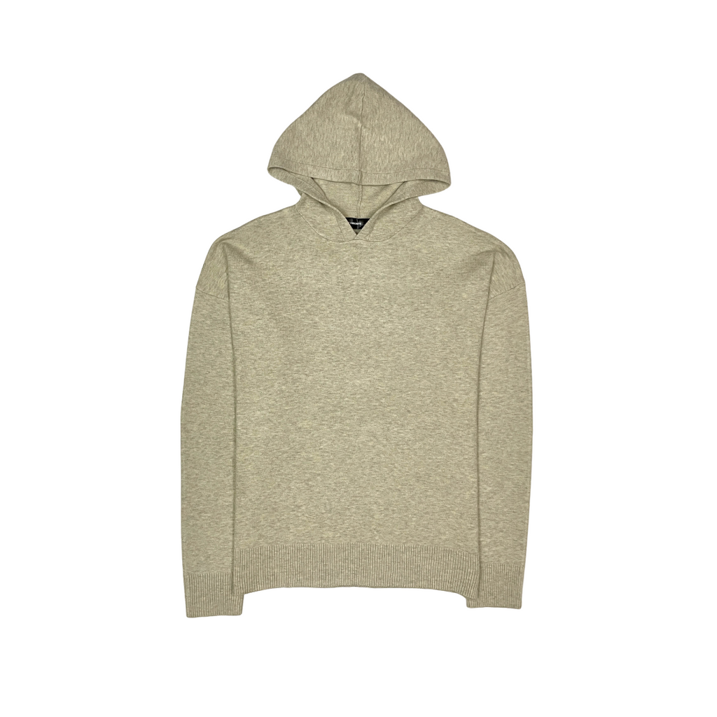 Viscos poly double knit sweater hoodie