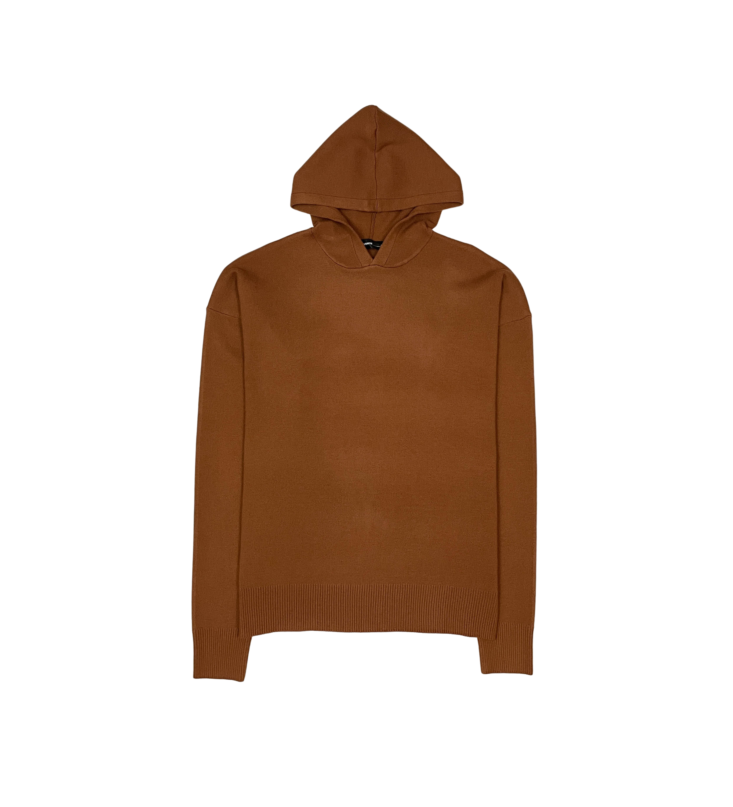 Viscos poly double knit sweater hoodie