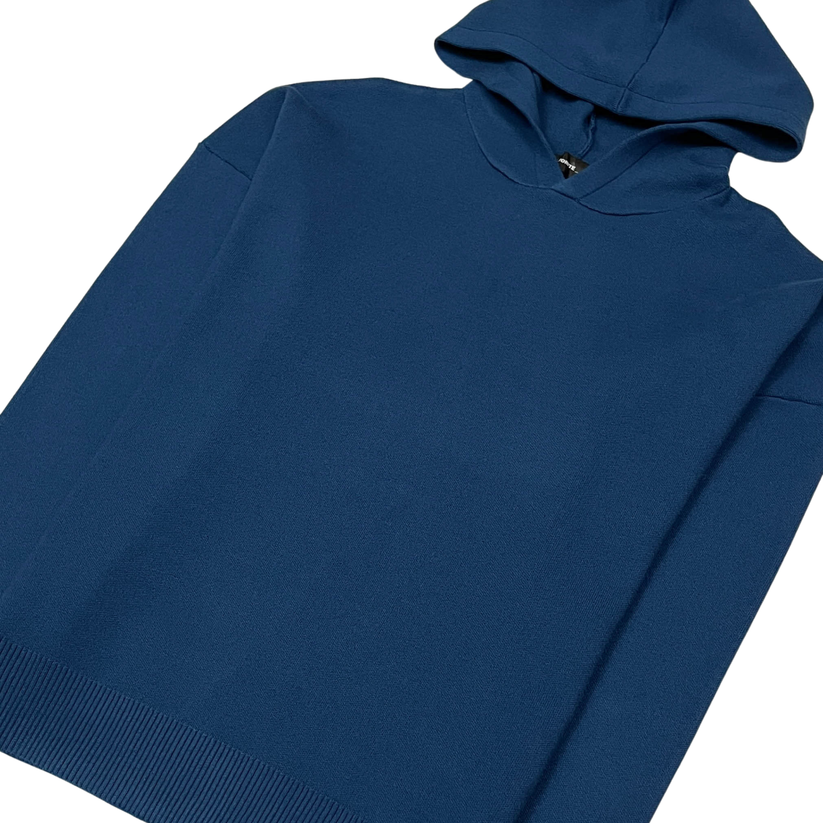 Viscos poly double knit sweater hoodie