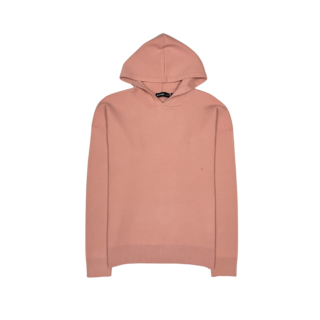 Viscos poly double knit sweater hoodie