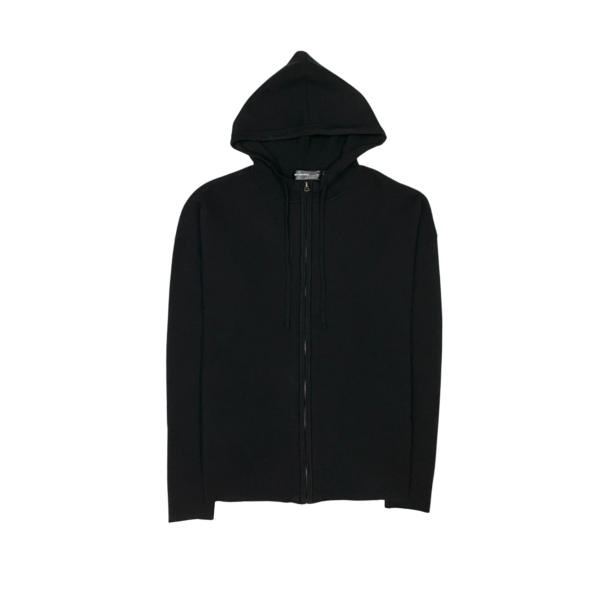 Viscos poly double knit zip up hoodie