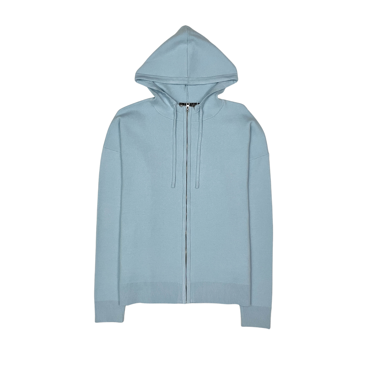 Viscos poly double knit zip up hoodie