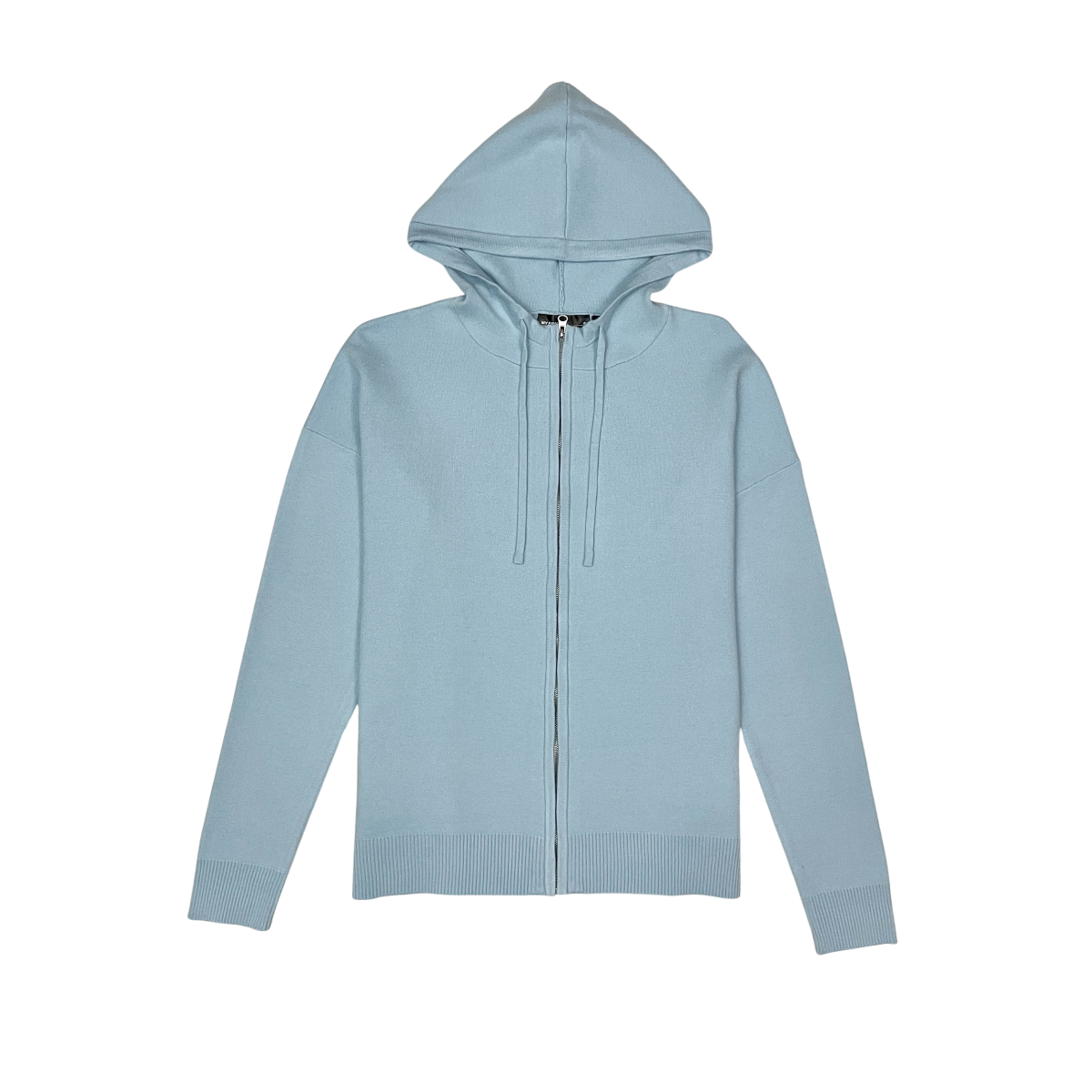 Viscos poly double knit zip up hoodie