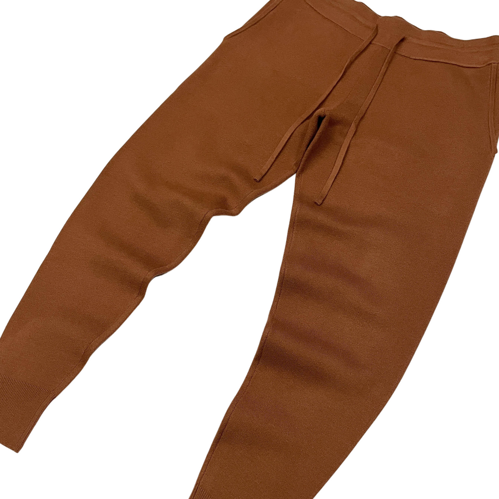 Viscos poly double knit jogger pant