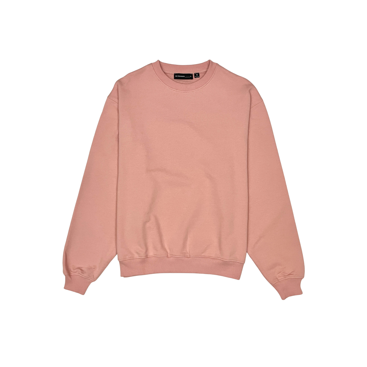 French terry crewneck sweater