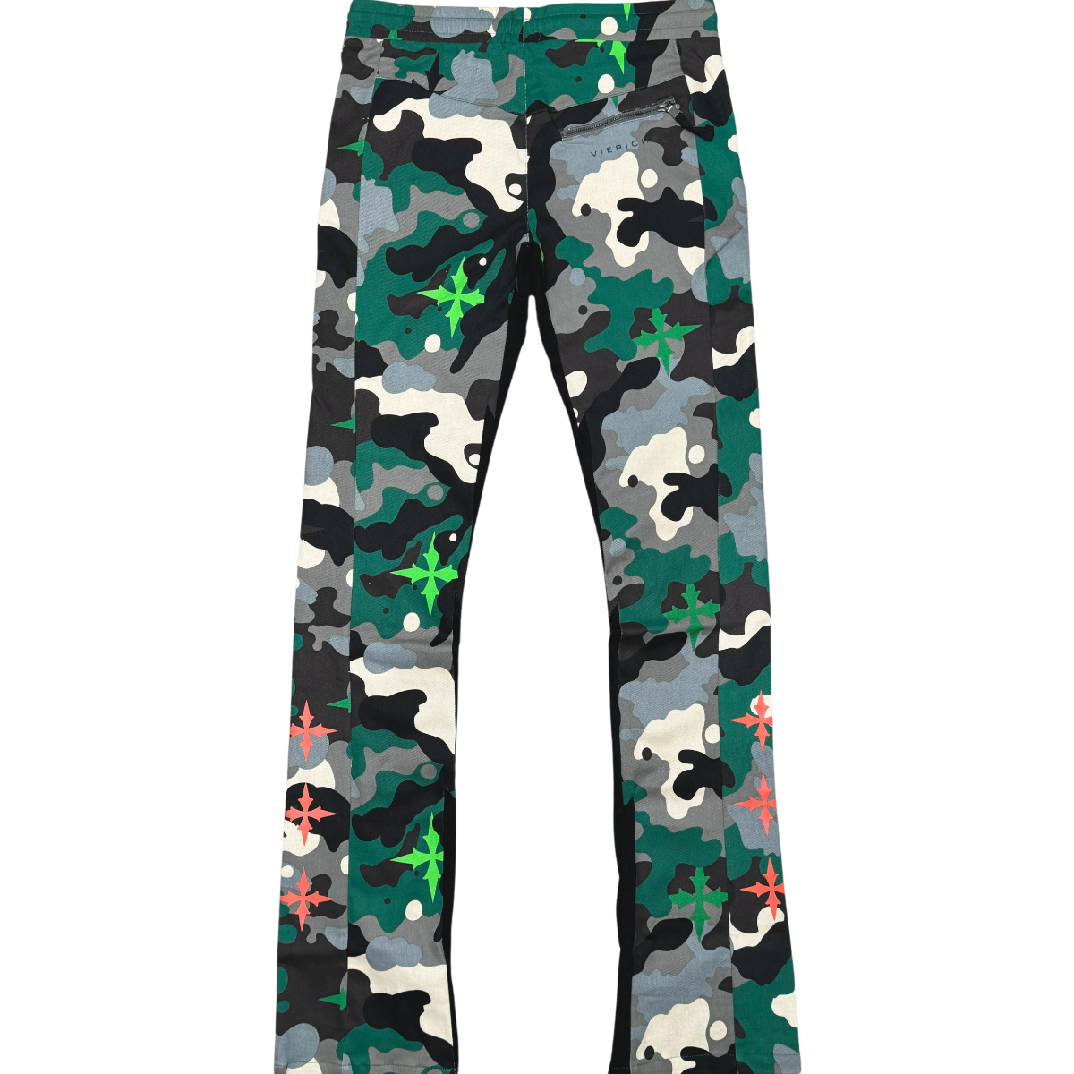 Elongated bootcut cargo