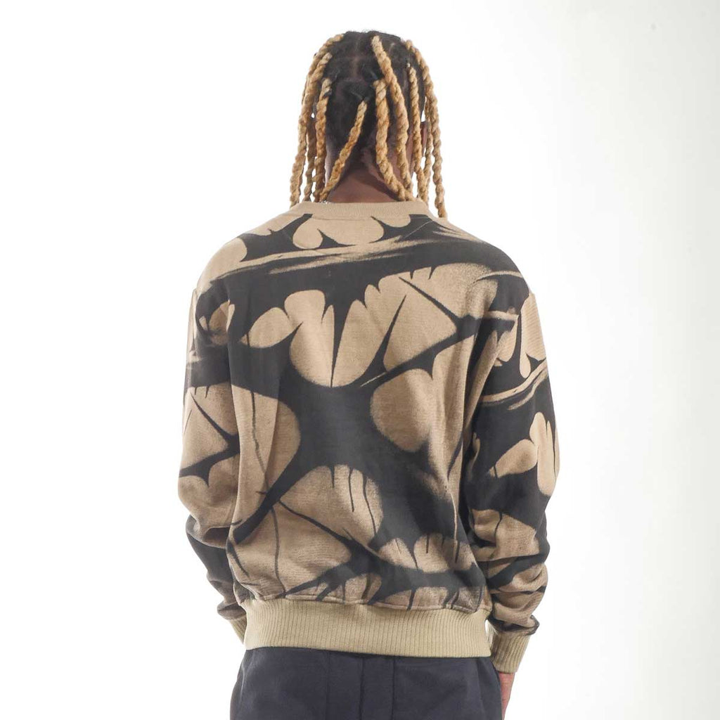 Pocketed washed thorn crew