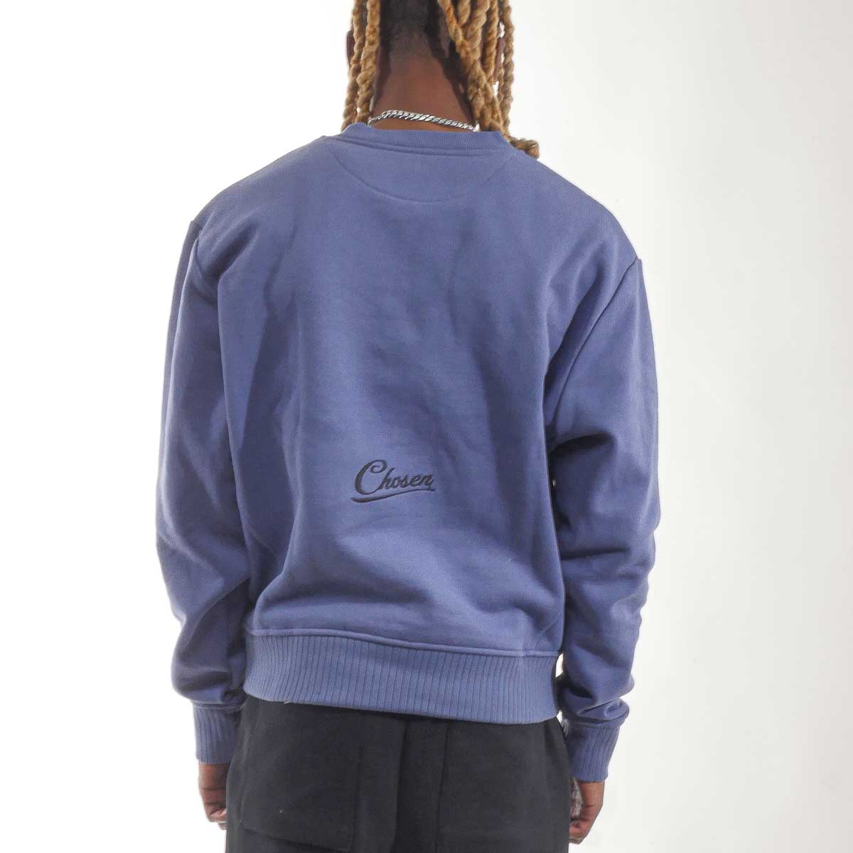 Pocketed washed frame crew