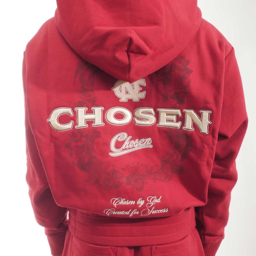 Washed quarter zip frame hoodie