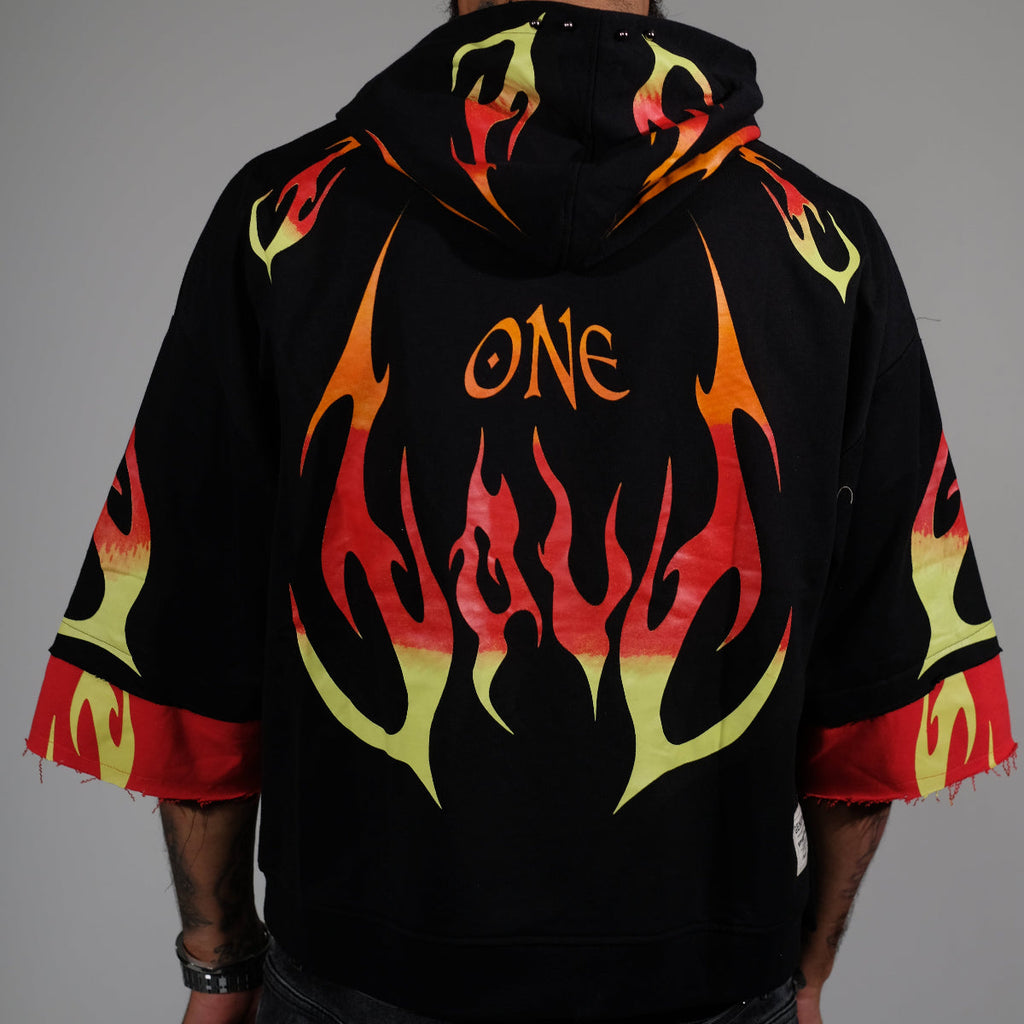 One love short sleeve hoodie