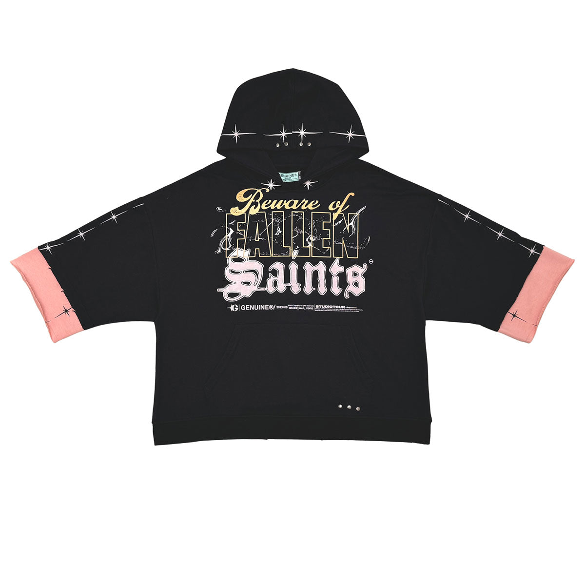 Beware short sleeve hoodie