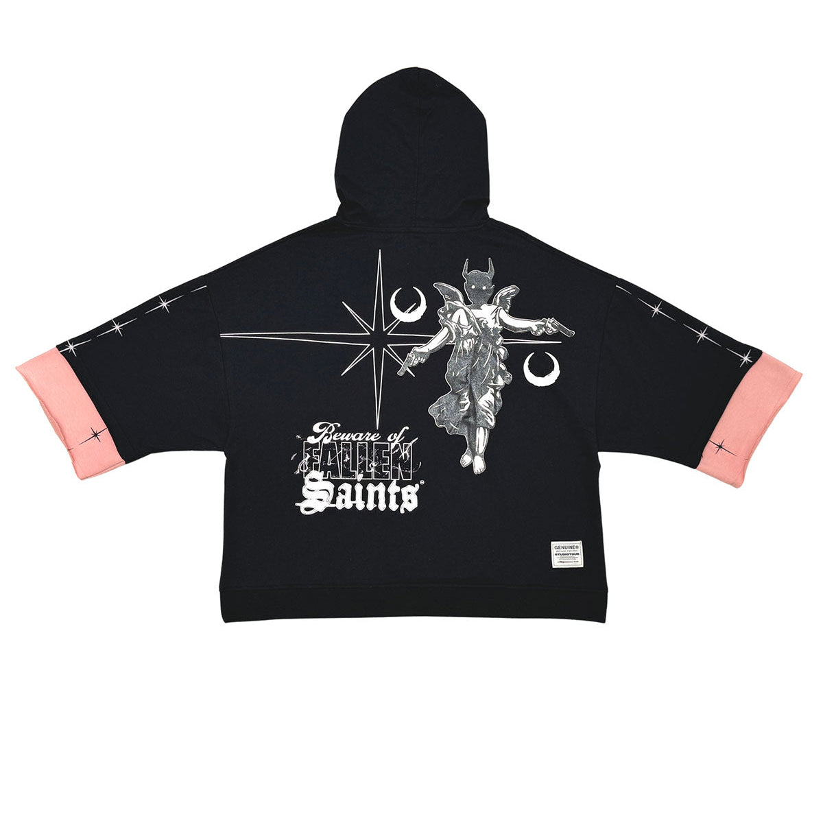 Beware short sleeve hoodie