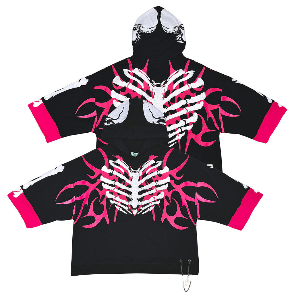 Xray short sleeve hoodie