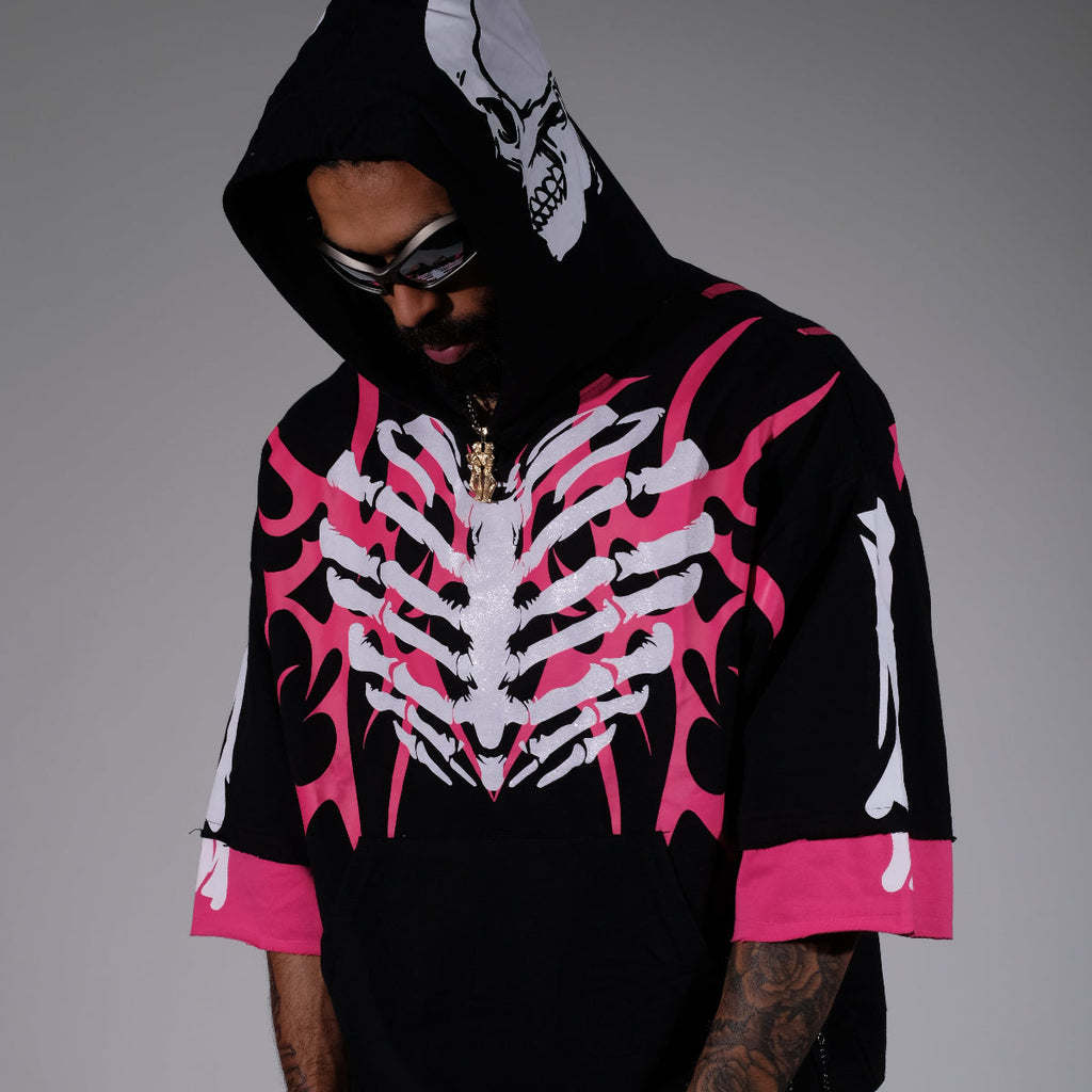 Xray short sleeve hoodie