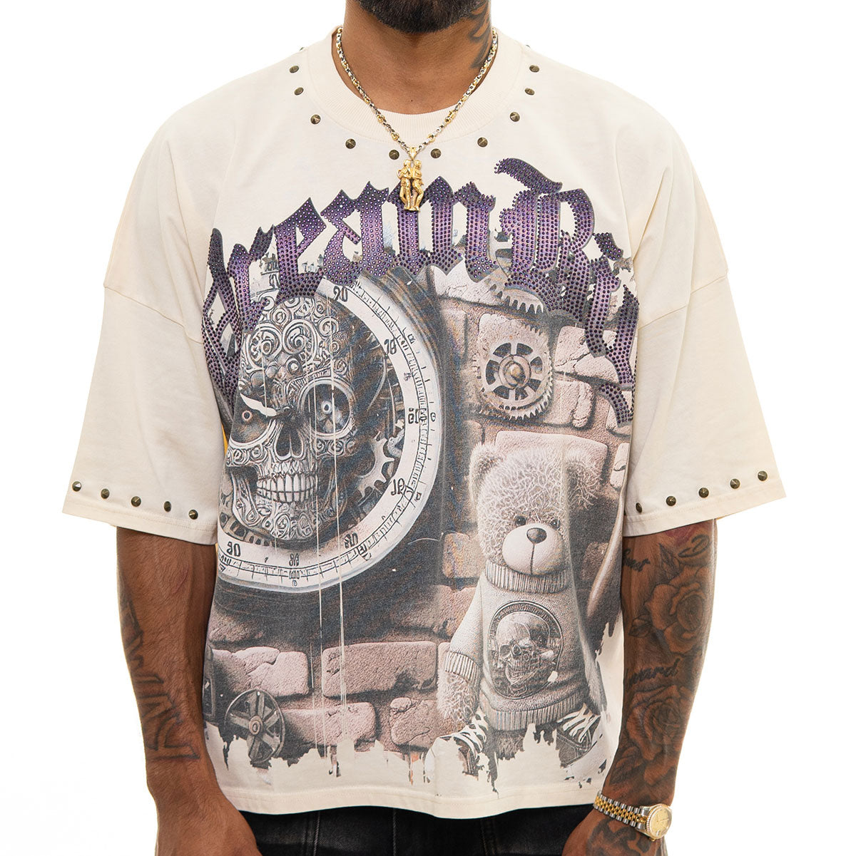 Stray dream big wide & crop fit tee