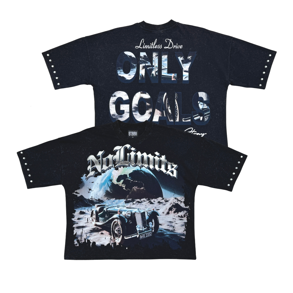 Stray no limits wide & crop fit tee