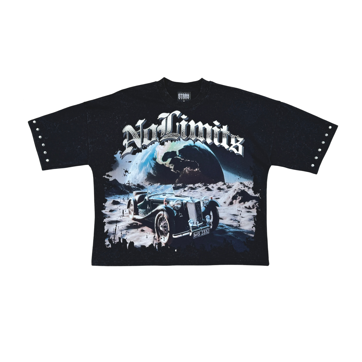 Stray no limits wide & crop fit tee