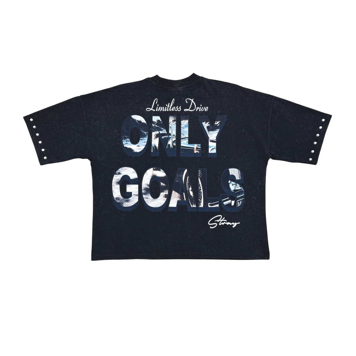 Stray no limits wide & crop fit tee