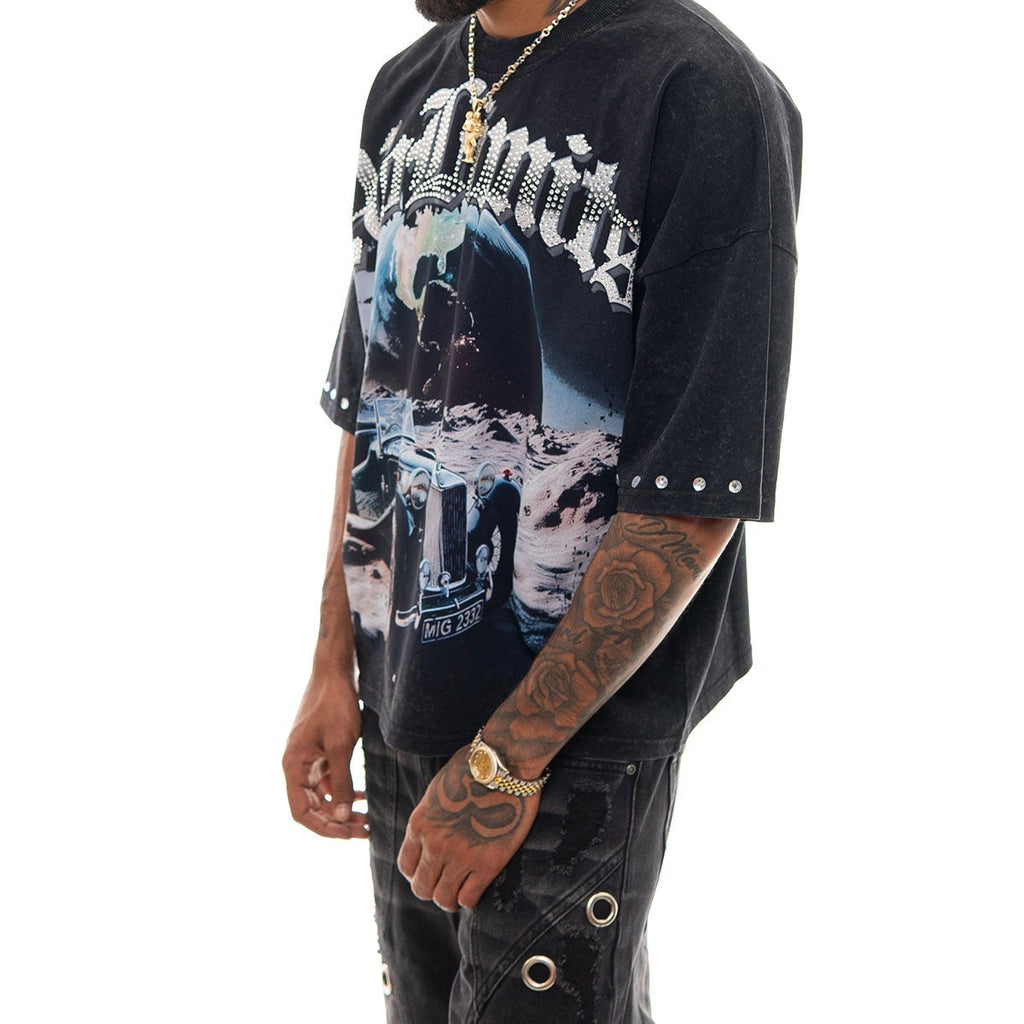 Stray no limits wide & crop fit tee