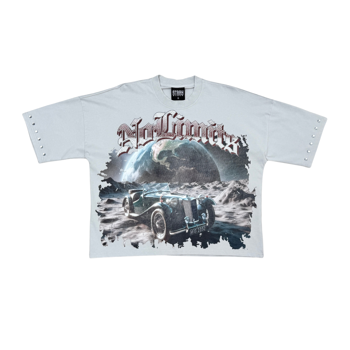 Stray no limits wide & crop fit tee