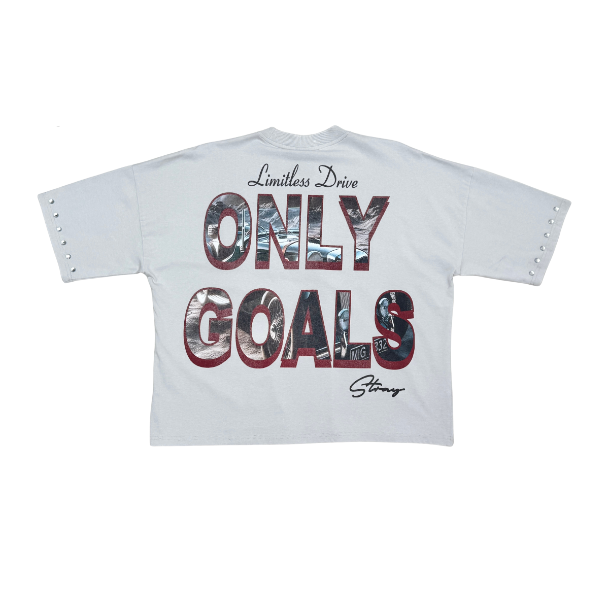 Stray no limits wide & crop fit tee