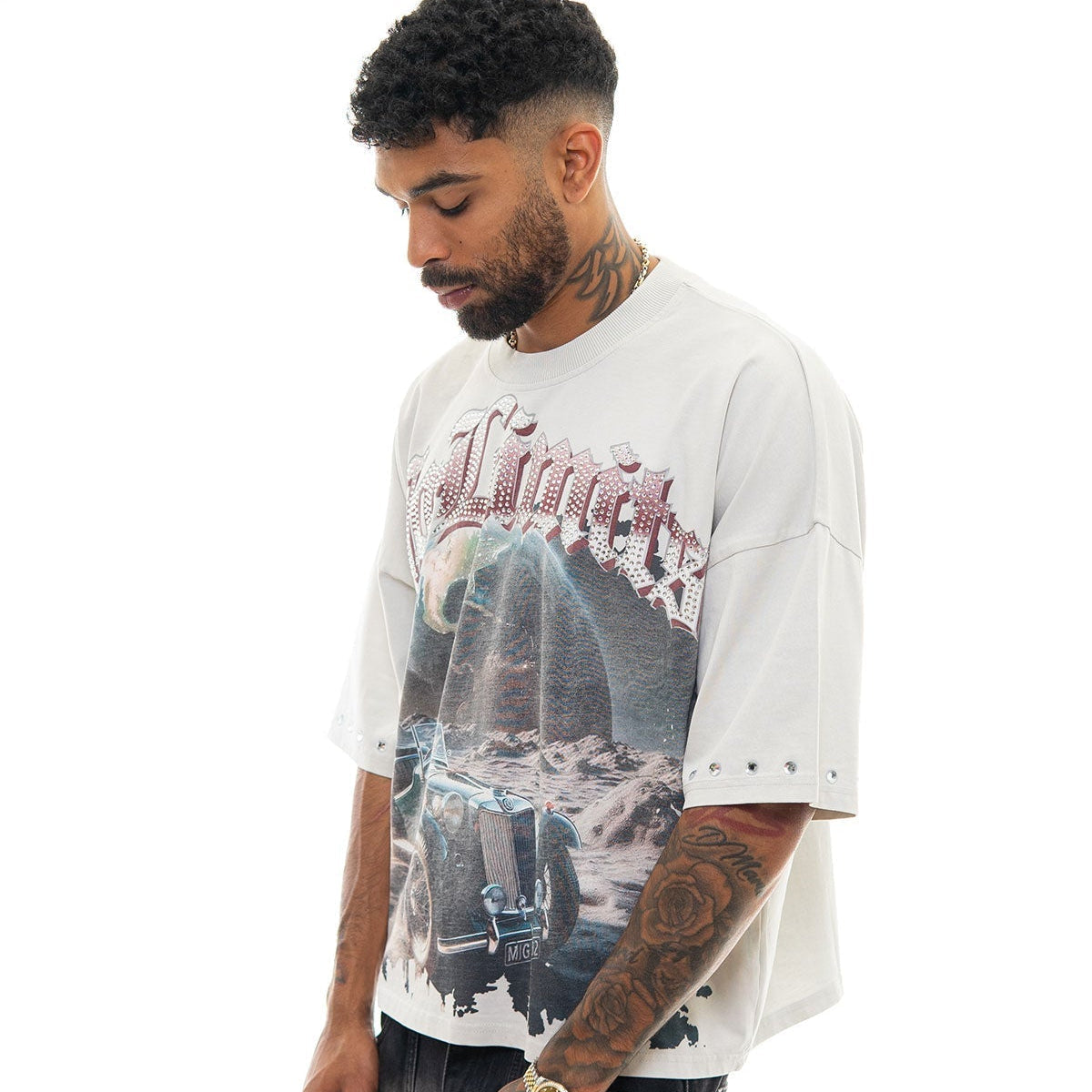 Stray no limits wide & crop fit tee