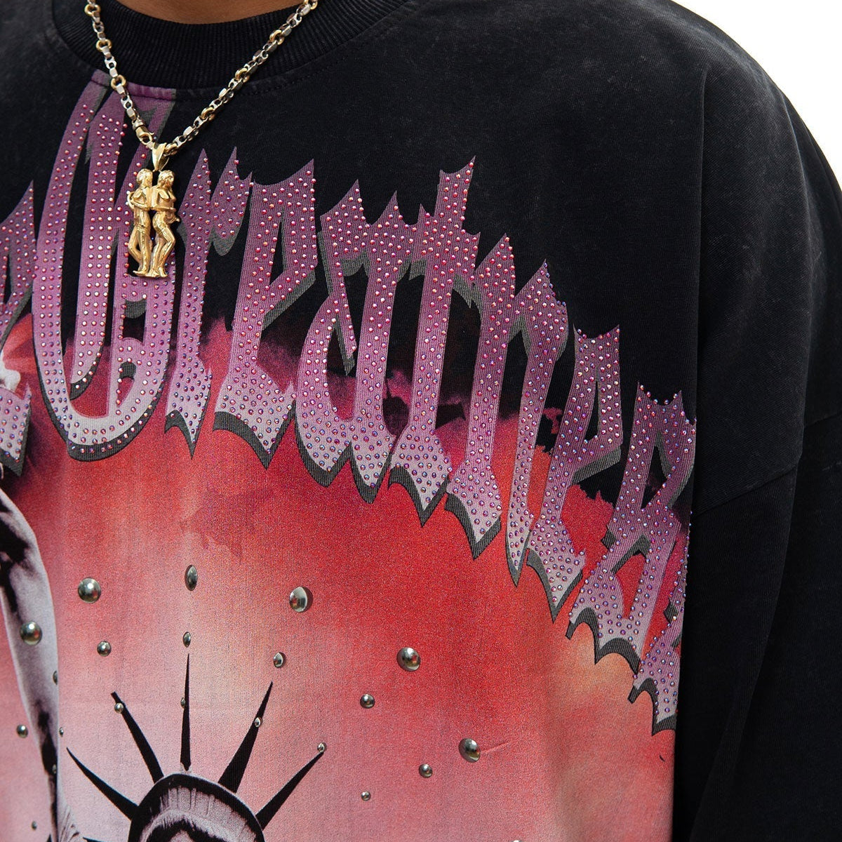 Stray define greatness wide & crop fit tee