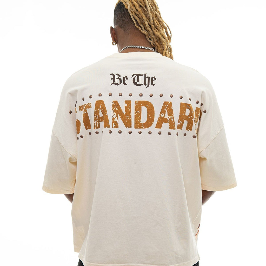 Stray define greatness wide & crop fit tee