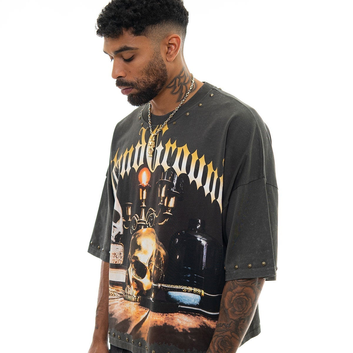 Stray stand ground wide & crop fit tee