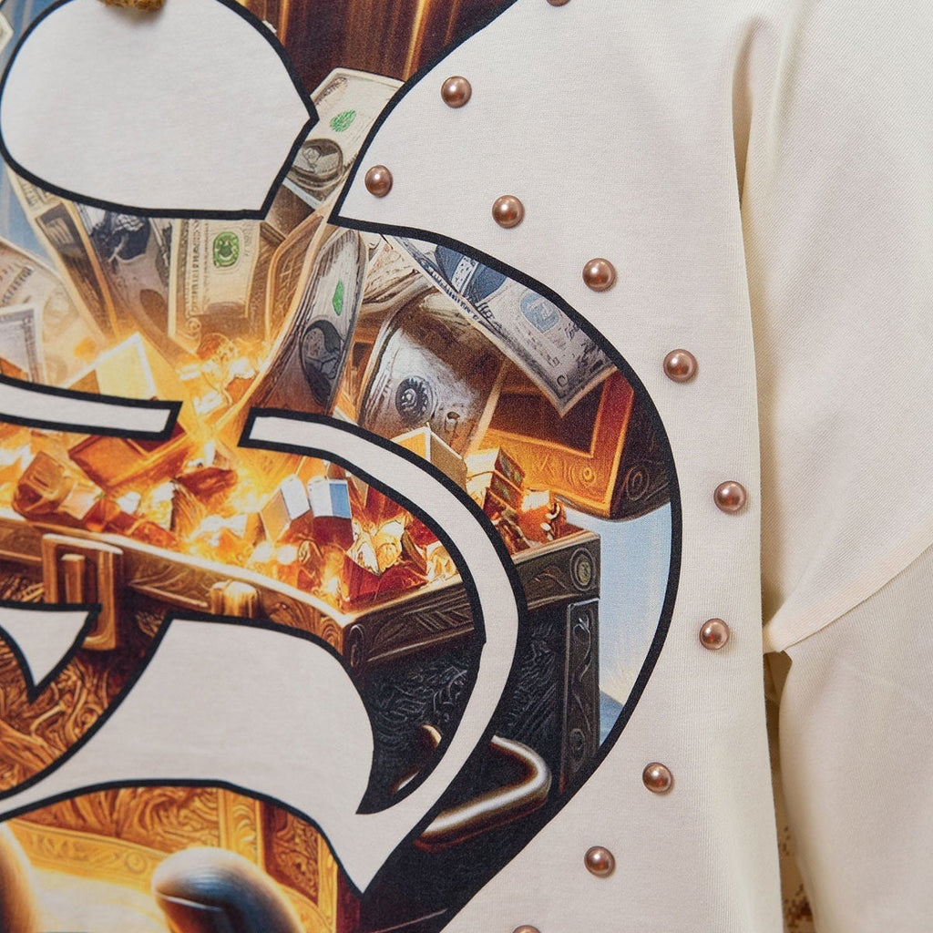 Stray treasure chest wide & crop fit tee