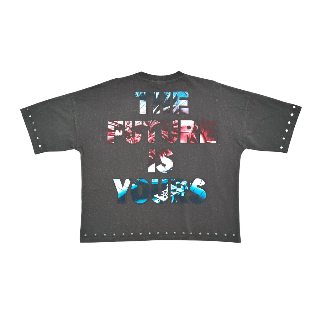 Stray the future is yours wide & crop fit tee